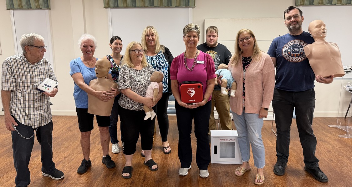 CPR class at Parkinson Place Center